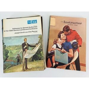 Vintage Lot Of 18 LDS Improvement Era & Instructor Magazines 60's Mormon Lot 12